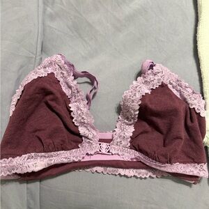 PINK Victoria's Secret Lace Bralette in Mauve and Lavender